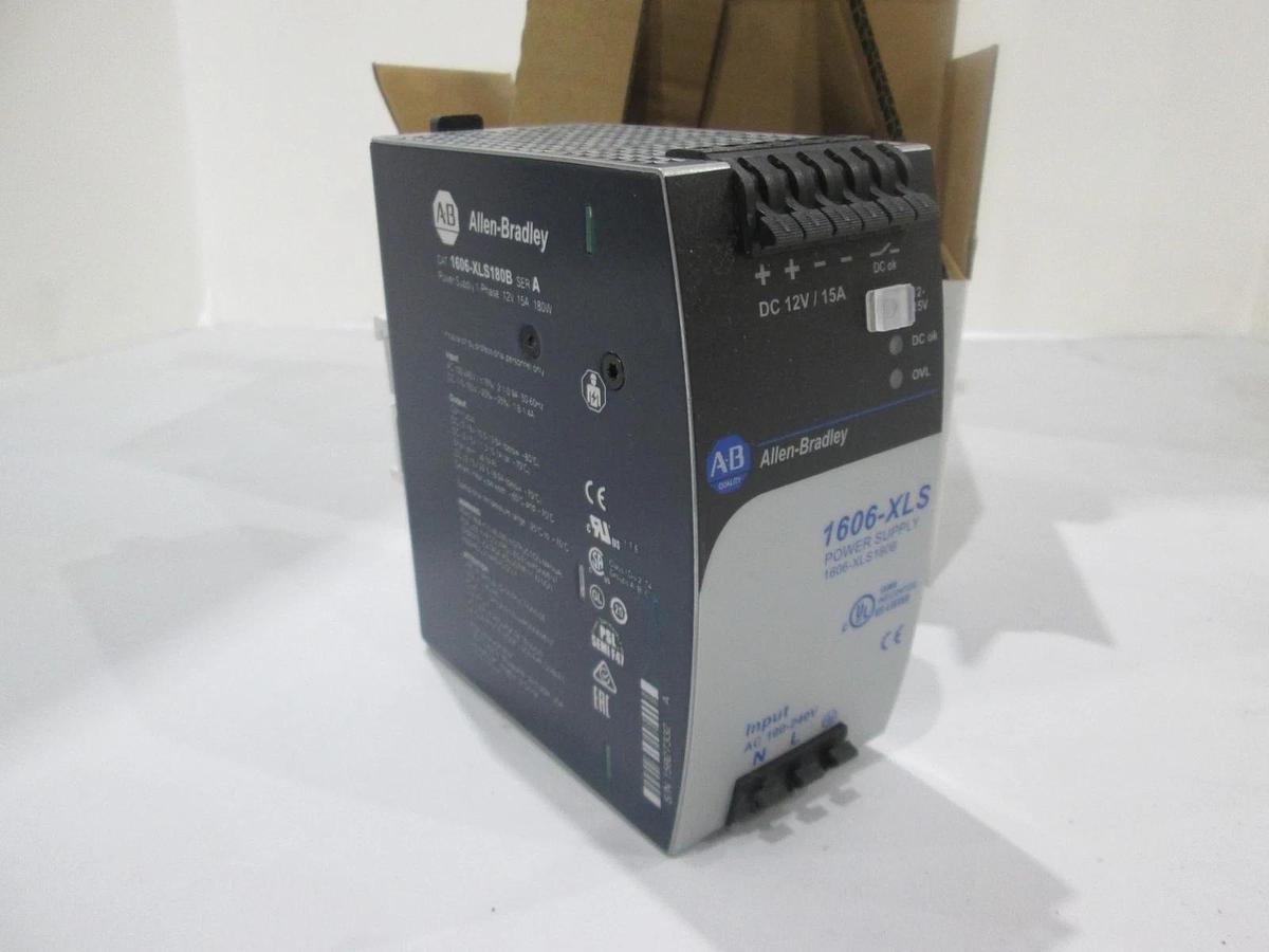 Allen-Bradley, 1606-XLS180B, Power Supply, 12V, 15A, 1-Phase, 180W, NIB