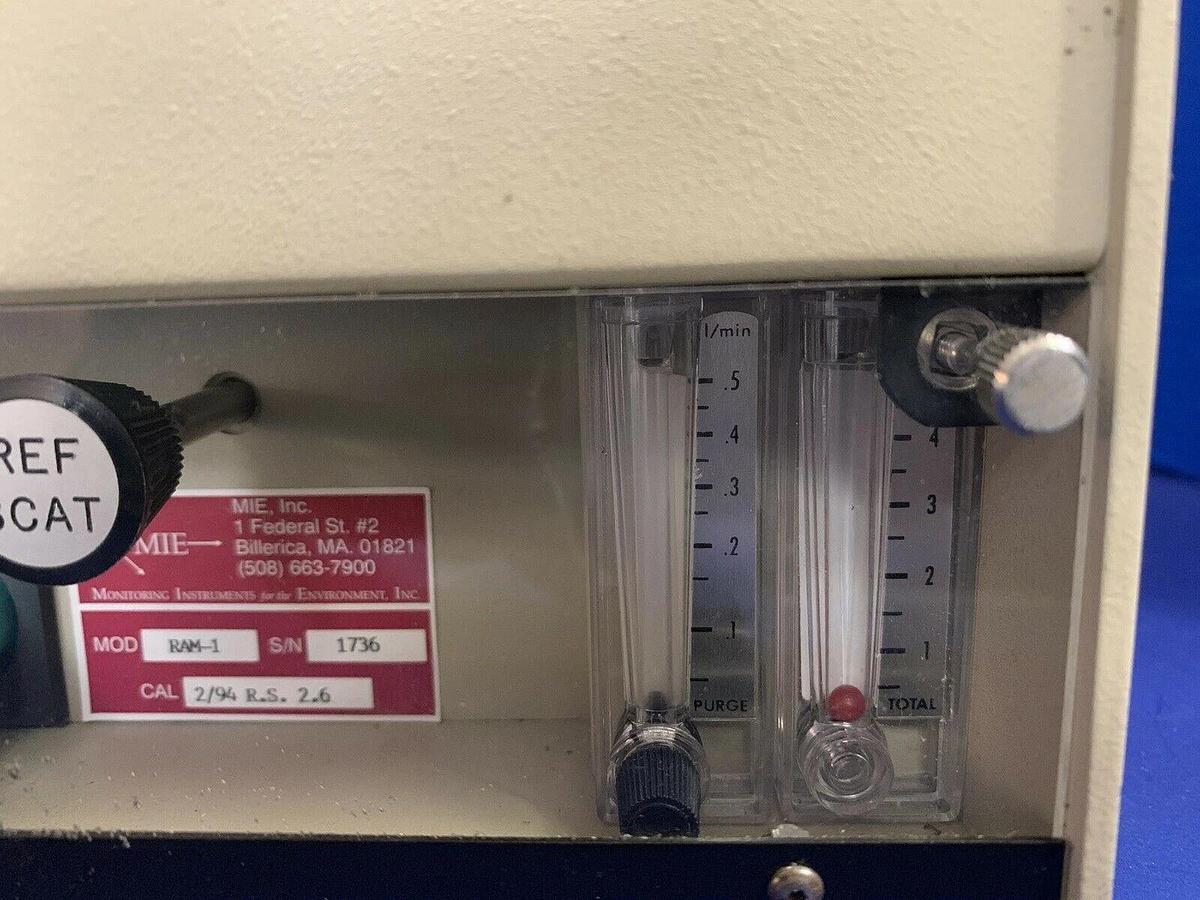 Used MIE RAM-1 Real-Time Aerosol Monitor with Case, Used