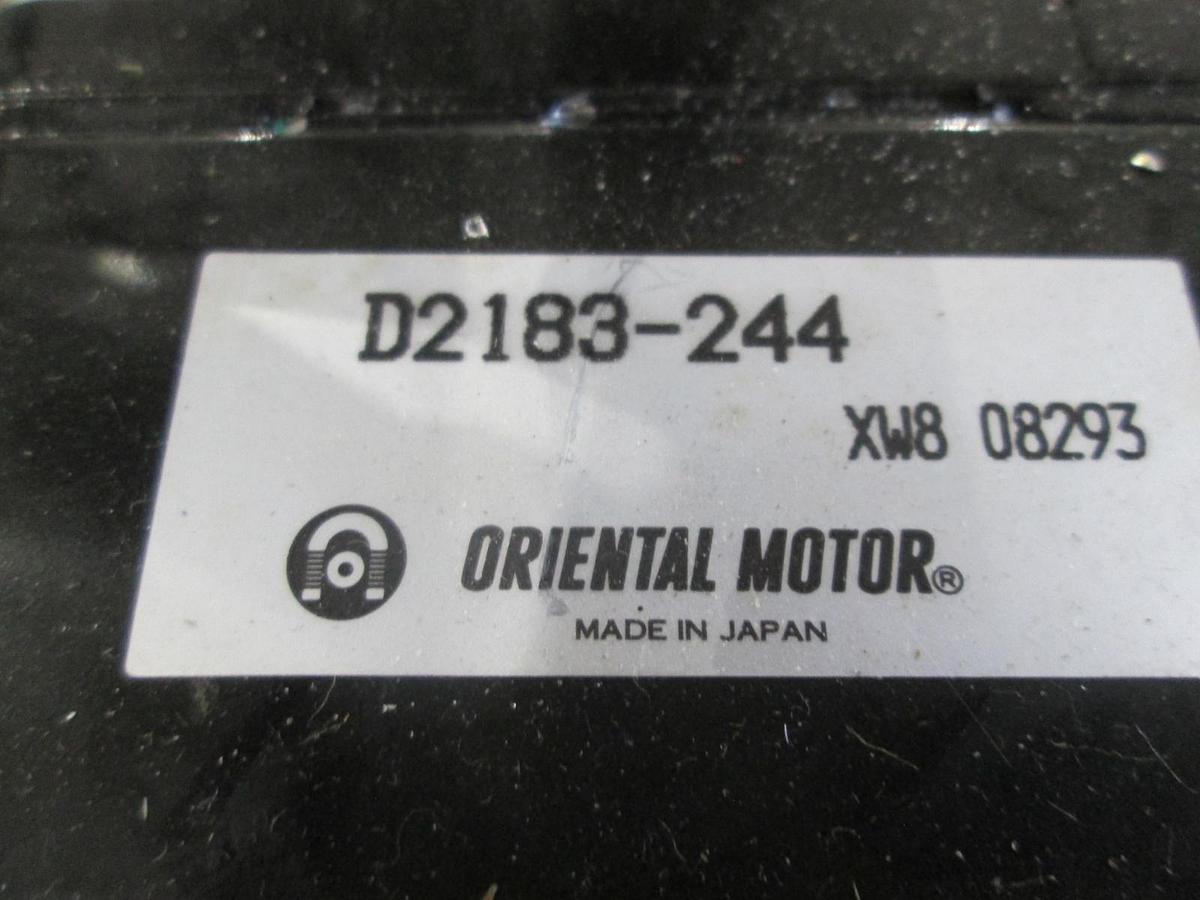 Used Oriental Motor, D2183-244, 4RK25RGK-AM, Motor Assy, Used