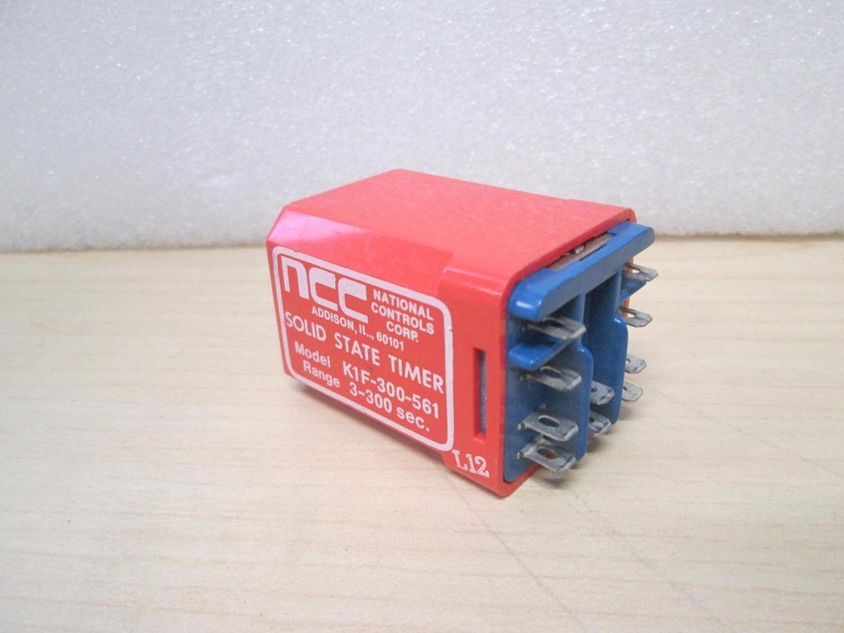 Used National Controls Corp., K1F-300-561, Solid State Timer, 3-300 Sec, Used