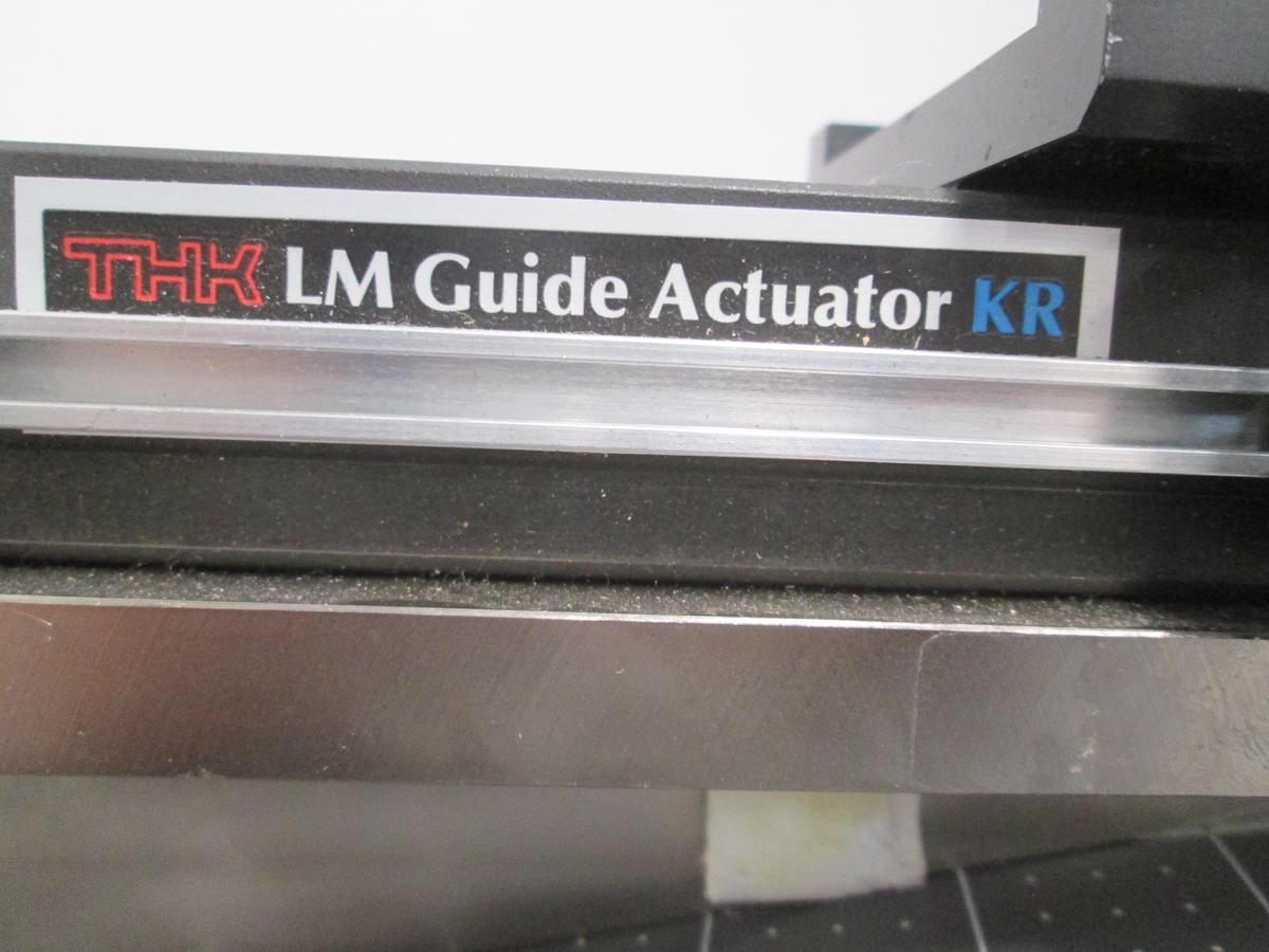 Used THK, KR33, LM Guide Linear Actuator Ball Screw Tested Working Industrial Automation