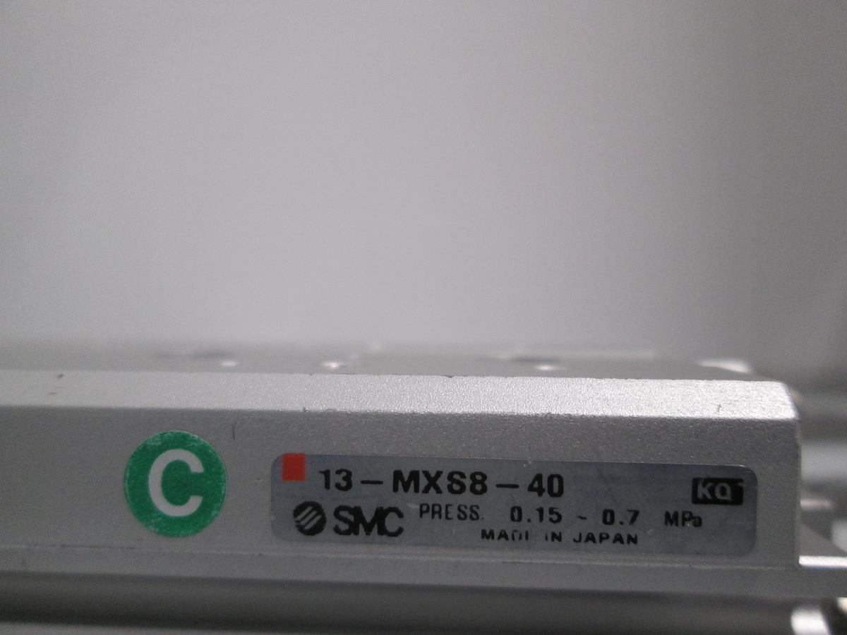 Used SMC 13-MXS8-40 Precision Air Slide Table 8mm Bore 40mm Stroke Guided Cylinder