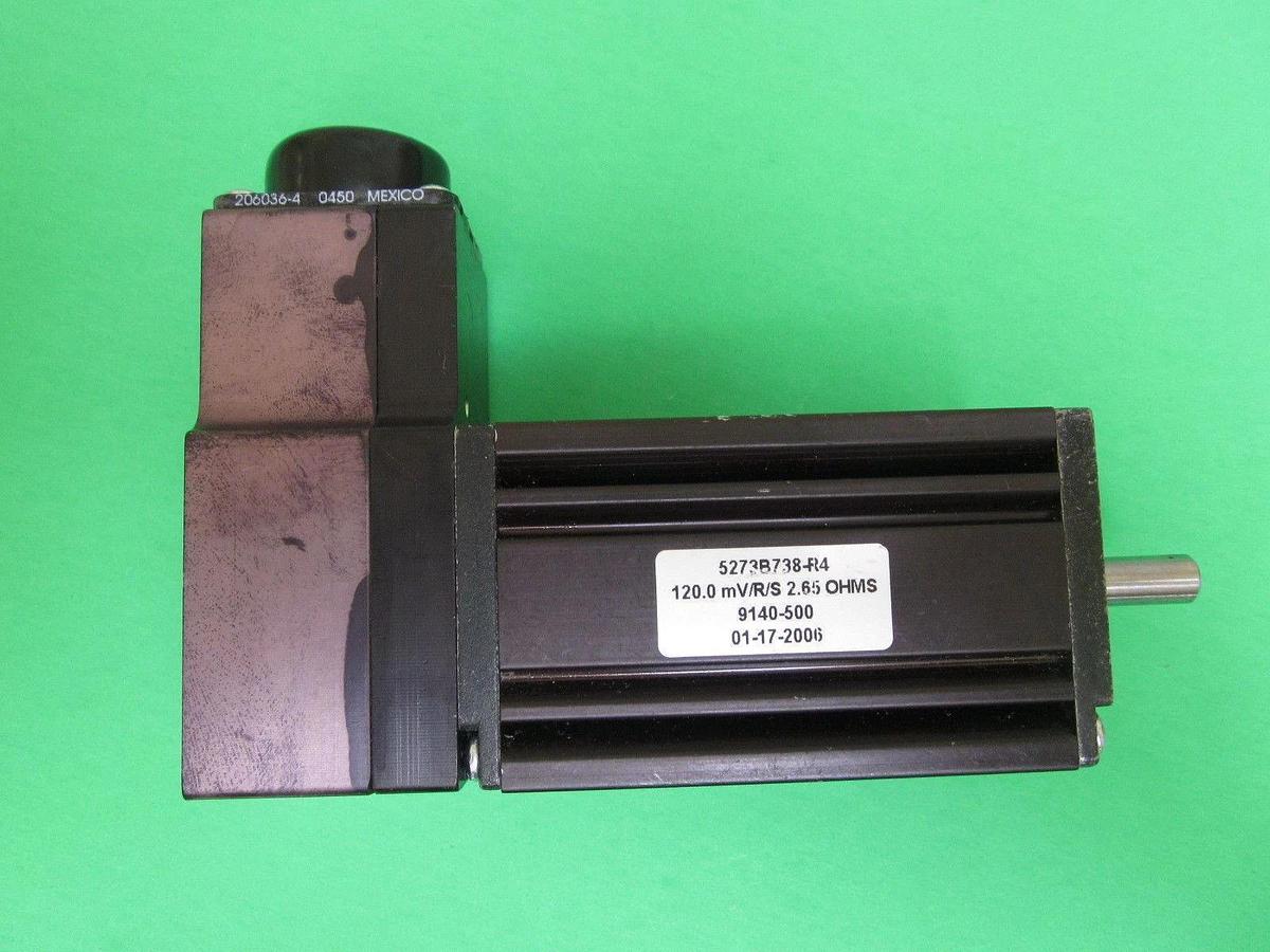 Used Pittman 5273B738-R4 Servo Motor 120.0 mV/R/S 2.65 Ohms, Used