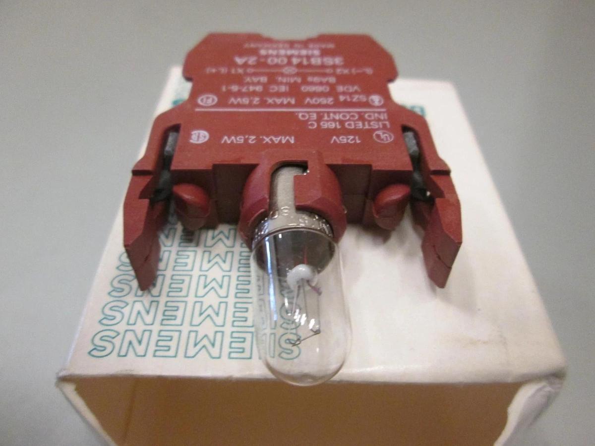 Used Seimens 3SB1400-2H Pilot Light Module, New