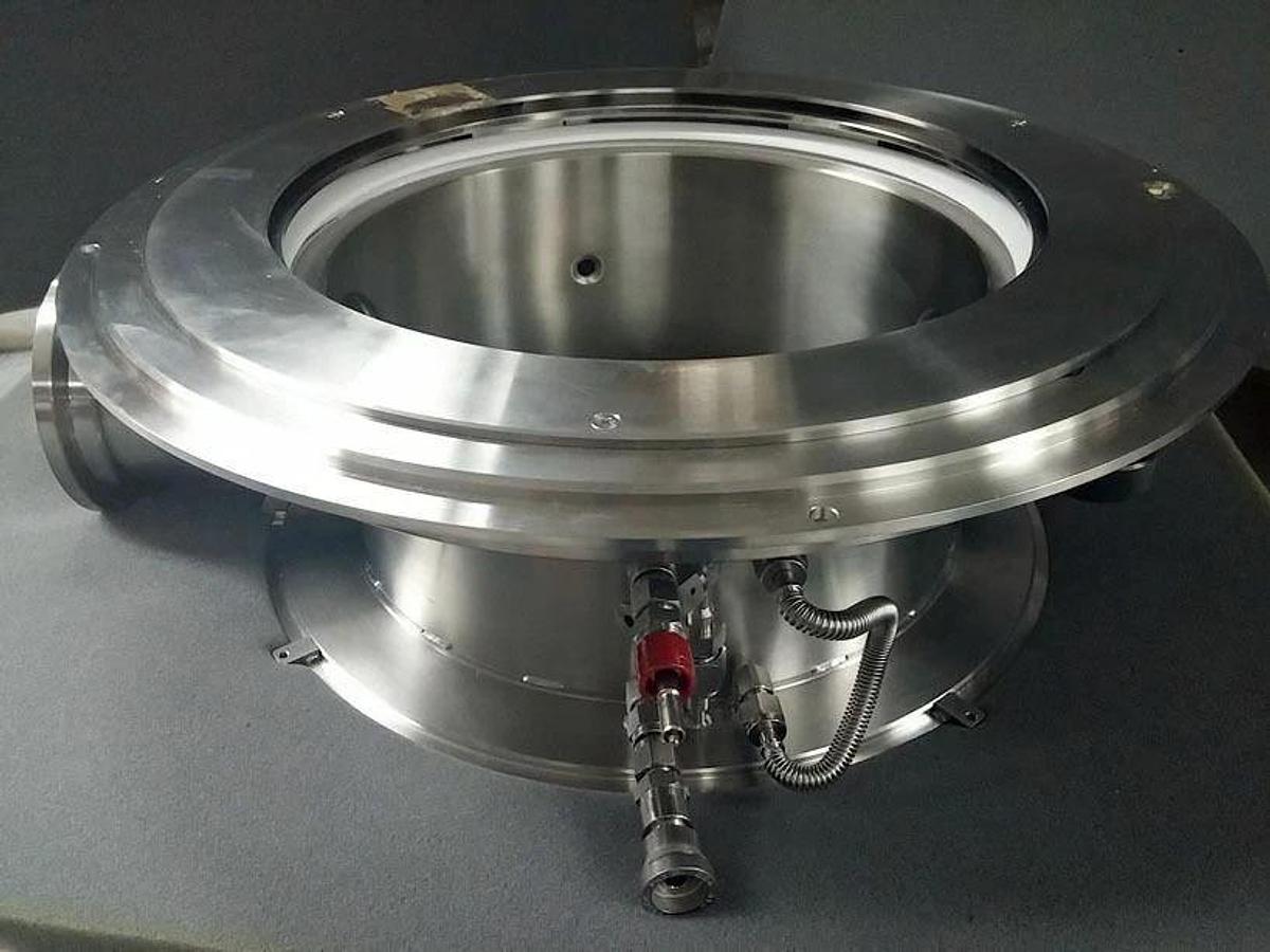 Used TEL Tokyo Electron Process Chamber Manifold Flange Plenum, Used