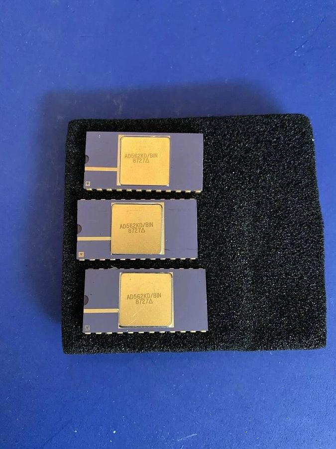 Analog Devices AD562KD/BIN D/A Converter IC 12-Bit, Lot of 3 New