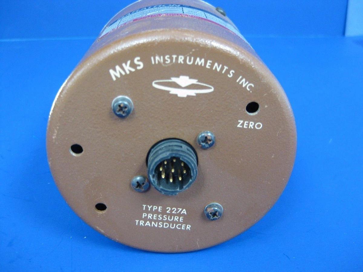 Used MKS 227AHS-A-10SPPC Baratron Pressure Transducer, 10 TORR, Used
