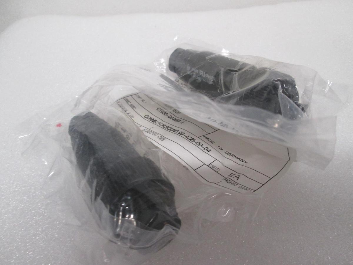 TEL Tokyo, Binder, Round Connector, 99-4221-00-04, New, Lot of 2