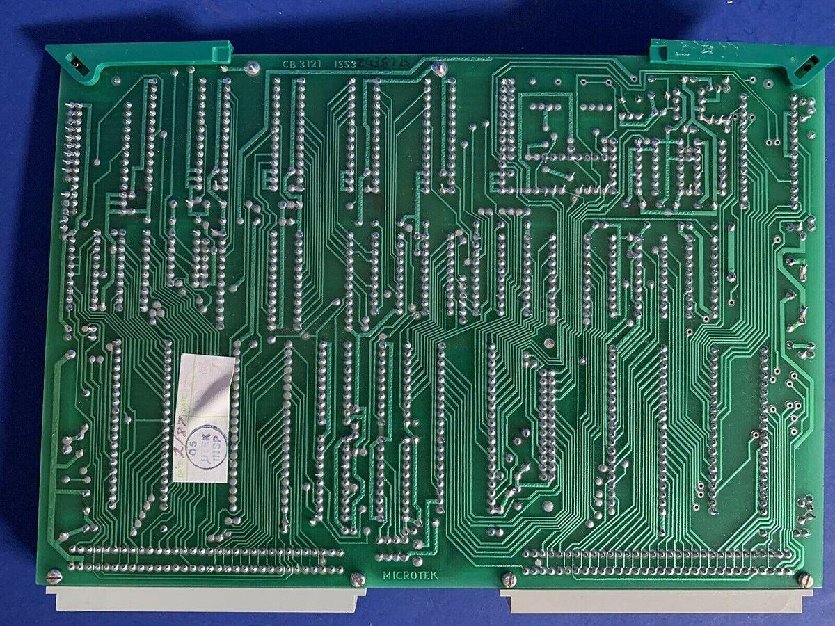 Used MICROTEK CB3121 ISS 3 PCB Assembly, Used