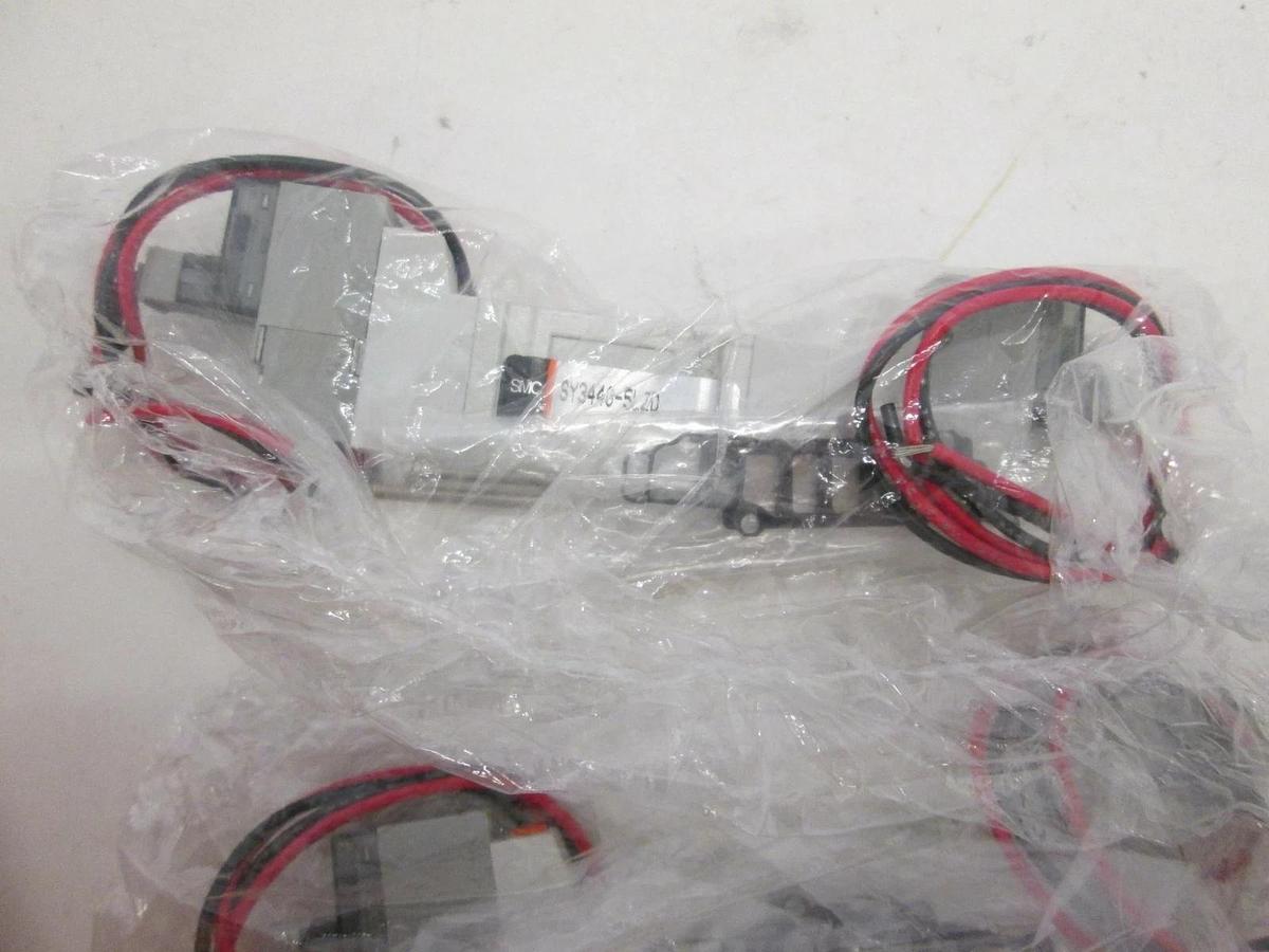 SMC, SY3440-5LOZD, Solenoid Valve, New, Lot of 3