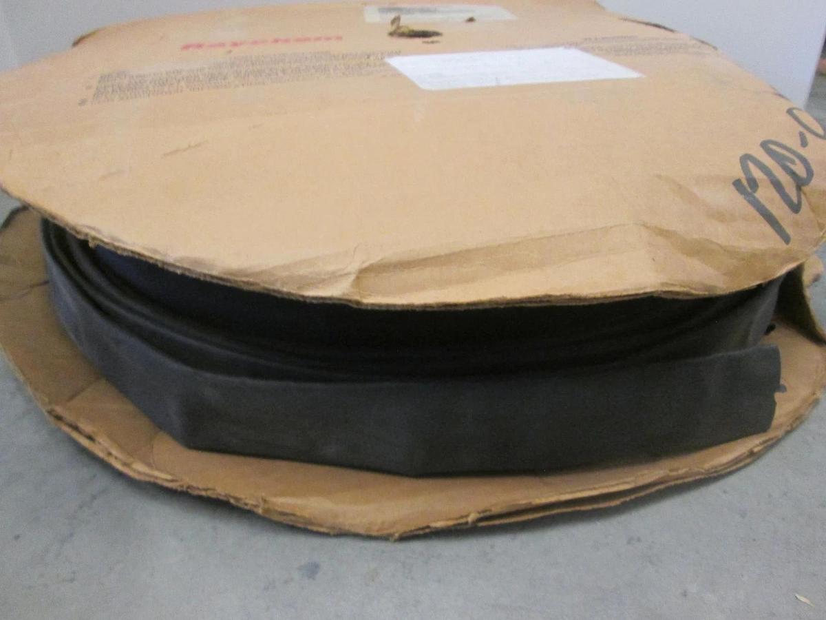 RAYCHEM, 120-049, SHINK TUBING 1"DIA BLACK, New, 250FT