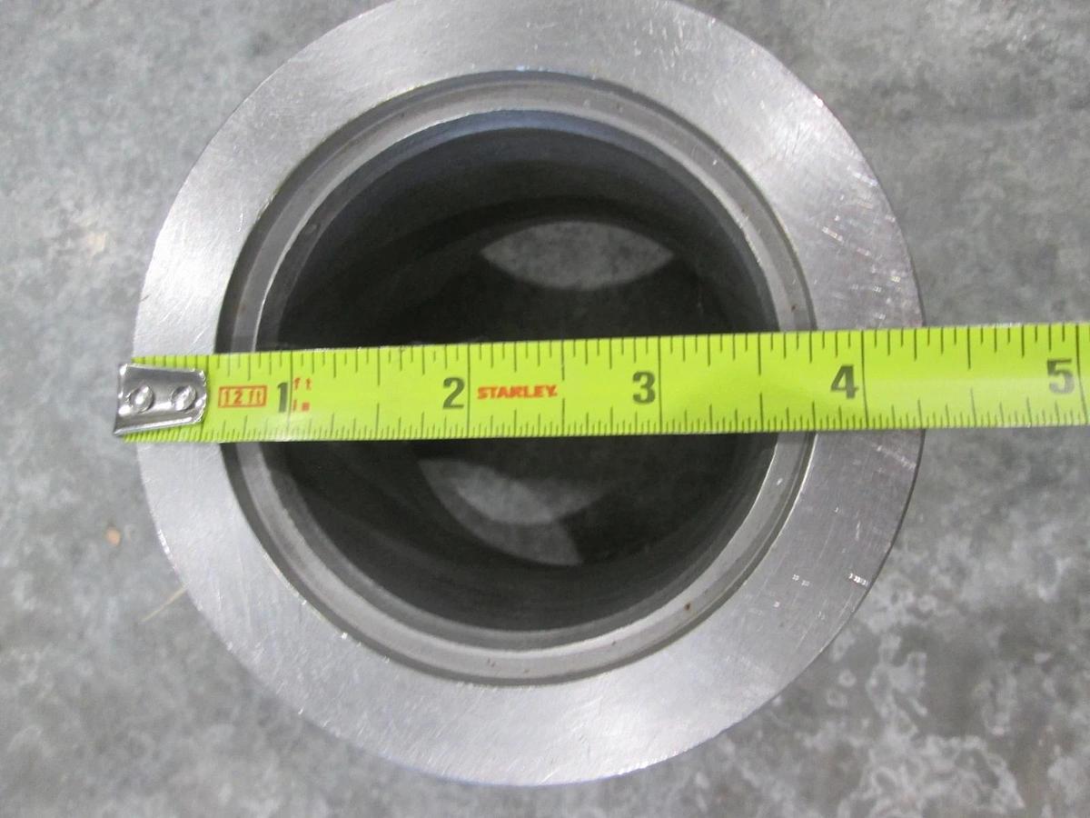 Used 102/75-ISO80 Stainless Steel Adapter w/ Ball Socket, Used