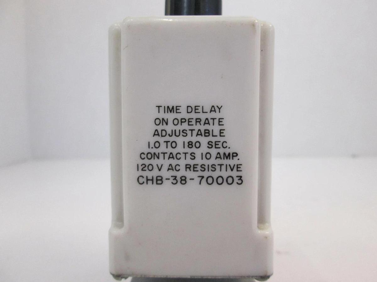 Used Potter & Brumfield CHB-38-70003 Time Delay, Used