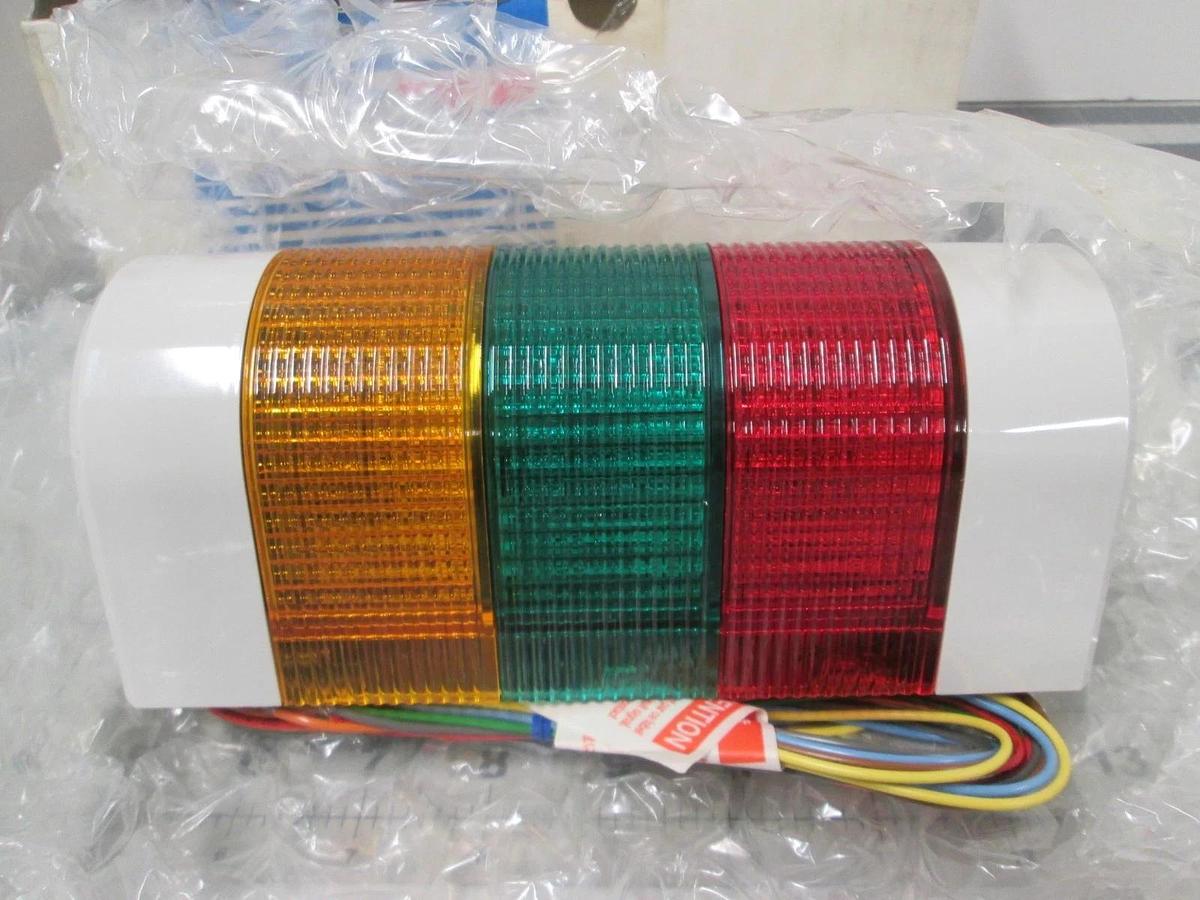 Patlite, WME-302FBEN, WME Series Signal Tower, Wall Mount, Y/G/R, New