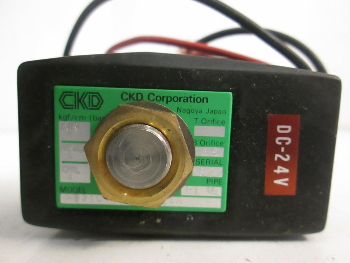 Used CKD AB31014, 1/8" FNPT Solenoid Valve, Used