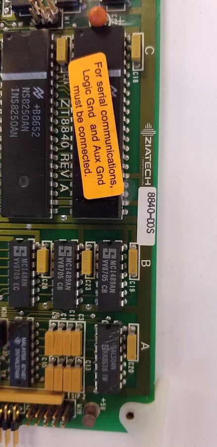 Used Watkins Johnson WJ Ziatech 8840-DOS, PCB