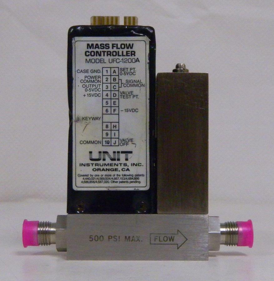 Used Unit UFC-1200A Mass Flow Controller, Gas- CHF3, Range- 20 SCCM, Used