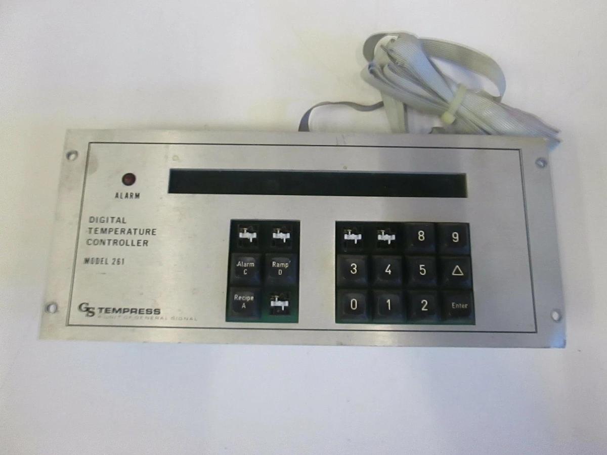 Used Canary Technology Temperature Controller Front Panel Model 261, Used