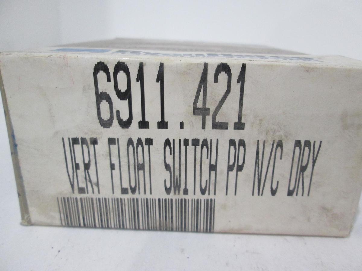 Used Compac Engineer, Vertical Float Switch PP N/C Dry, Series 20-611, 6911.421, New