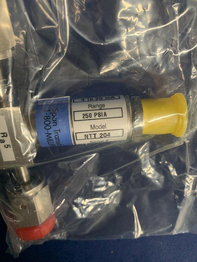 Used Span Millipore NTT-204 Transducer, 250 psia, 4-20 mA used