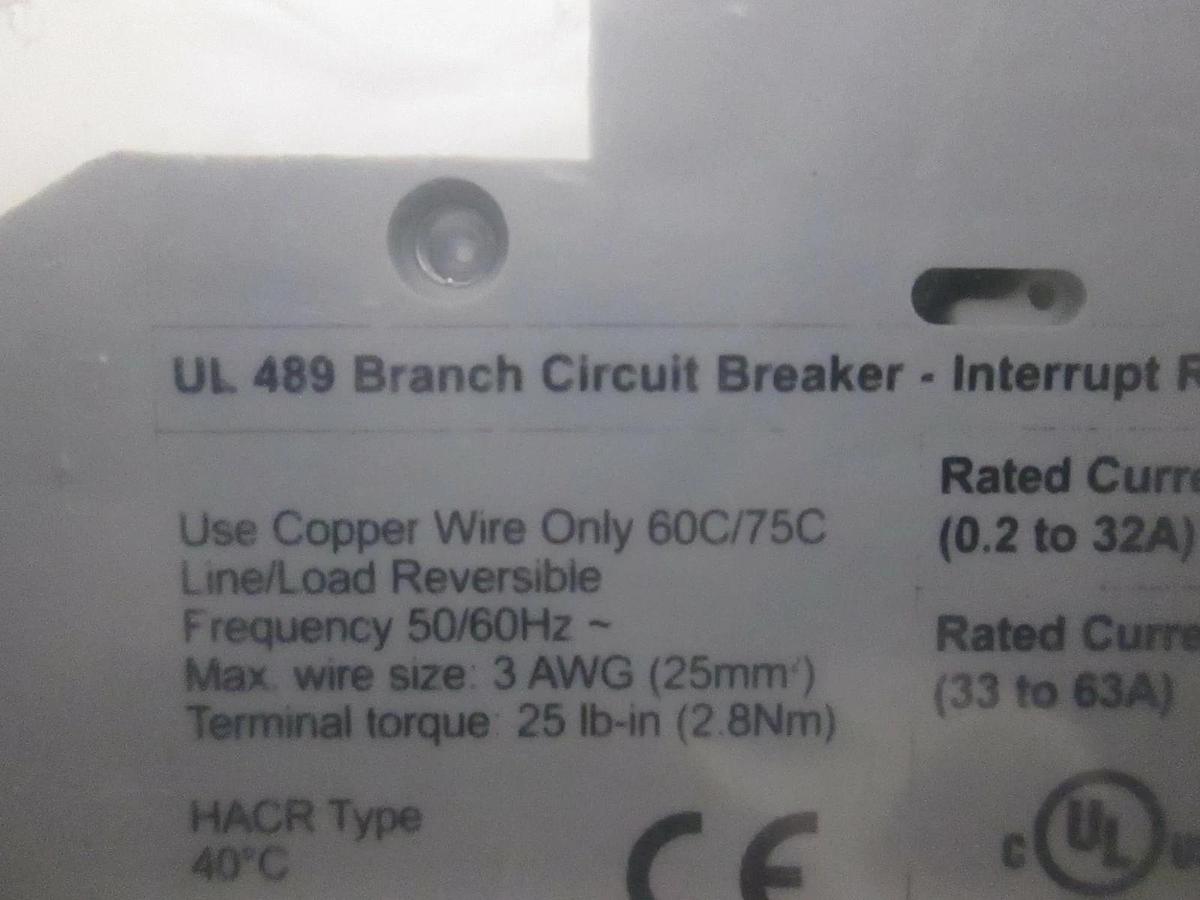 Used Altech, UL 489 Branch Circuit Breaker, Used, Lot of 3