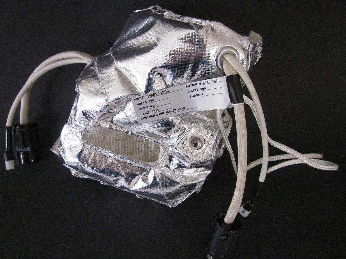 BriskHeat TMS211206 163077-013 VTR Heater Jacket, 120V, 100W, 4x11, Phase 1