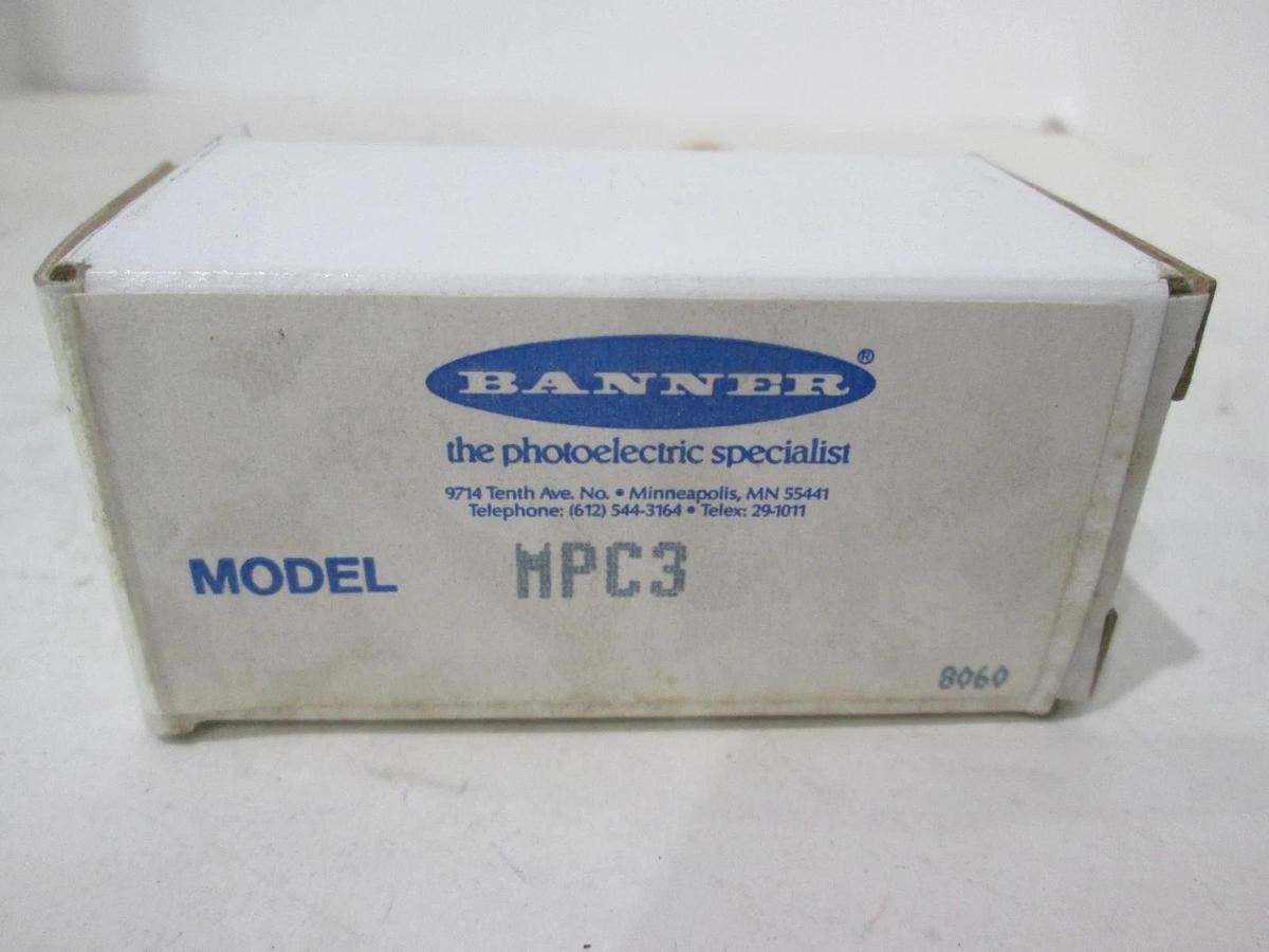 Banner, MPC-3, Photoelectric Modulated Amplifier, New