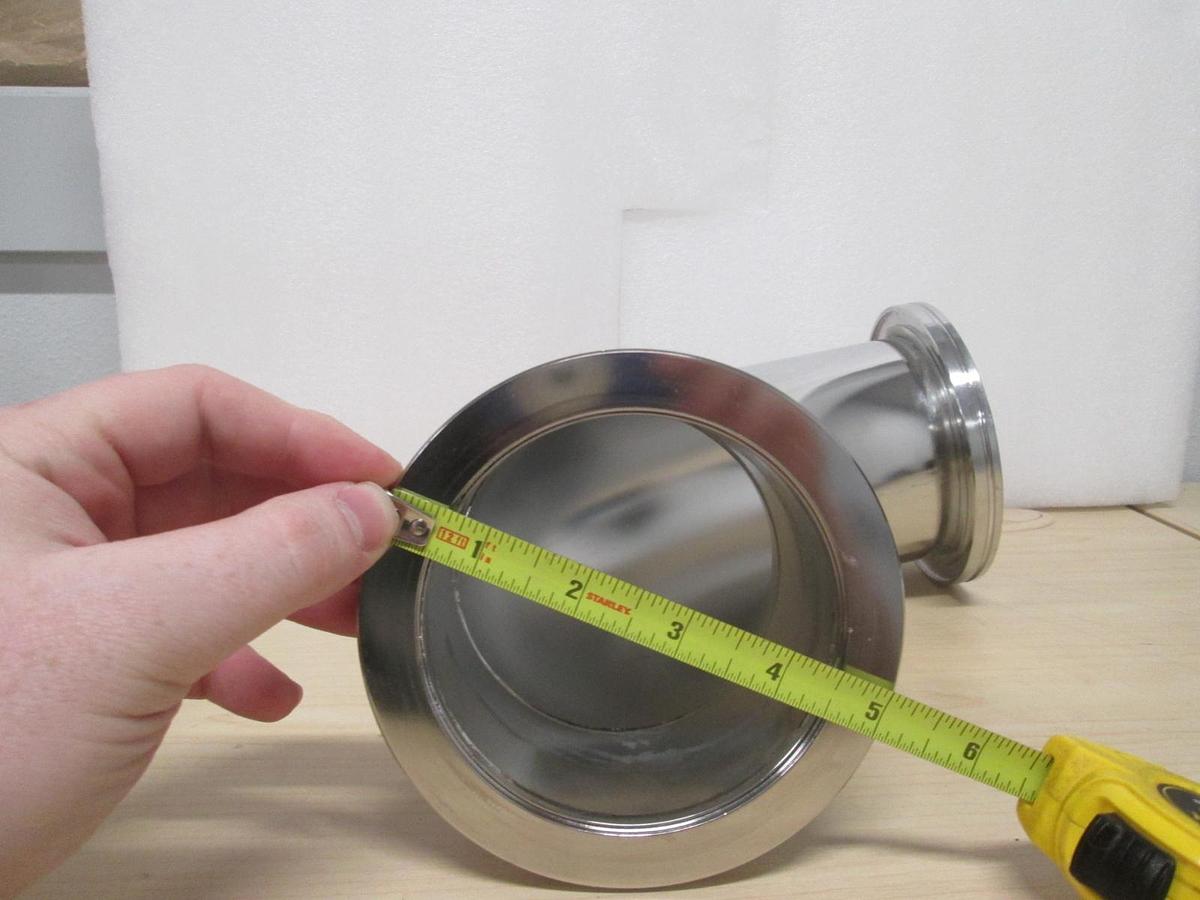Elbow fitting, 5in diameter, new
