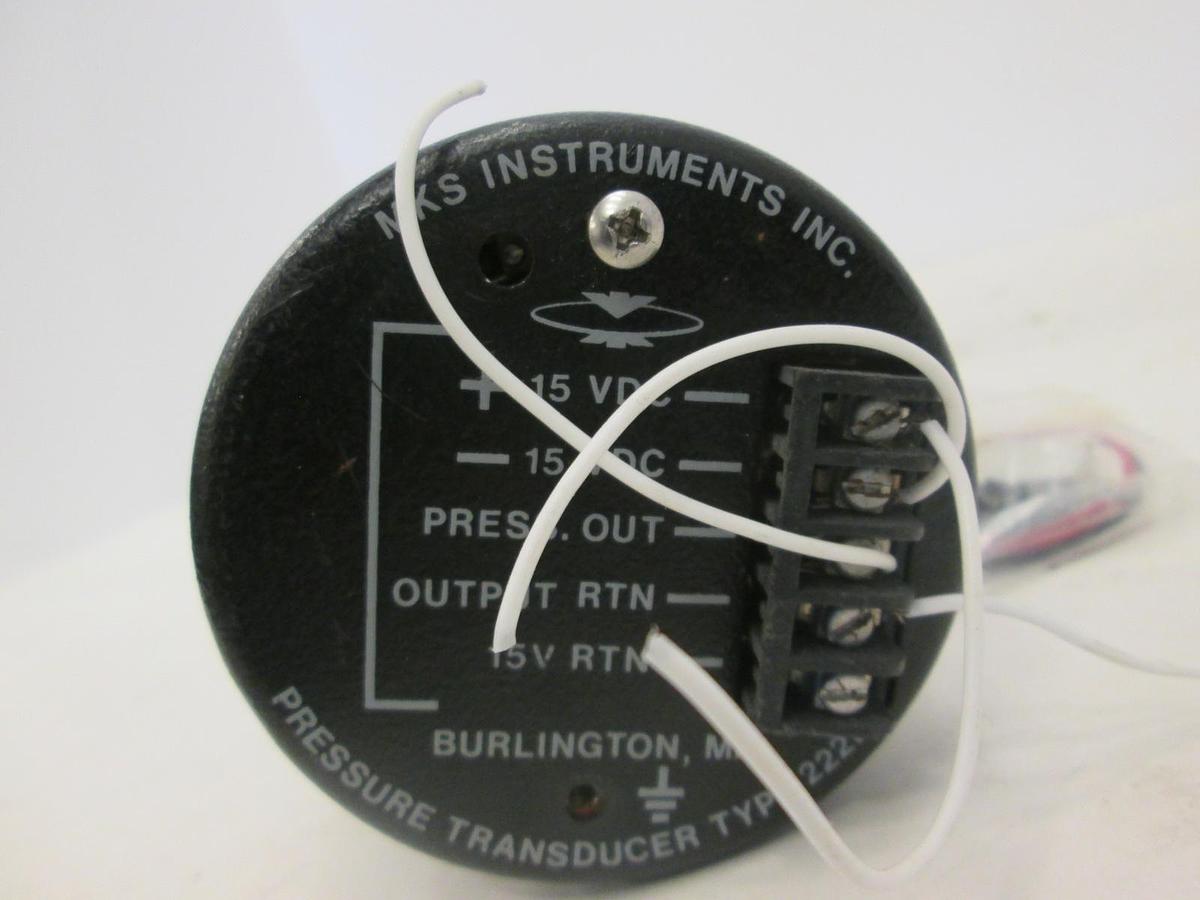 Used MKS, Baratron 2 Torr Pressure Transducer, 222BHS-A-A-2, Used