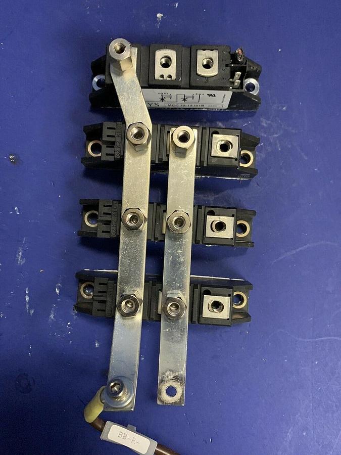 Used Crydom F1892RD1 / IXYS MCC 72-12 Power Diode Thyristor Module Assy w/ 4 Modules