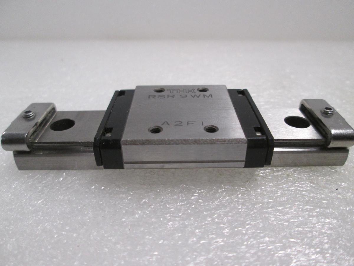 THK, RSR 9WM, Linear Bearing Guide Block w/ Guide Rail, New