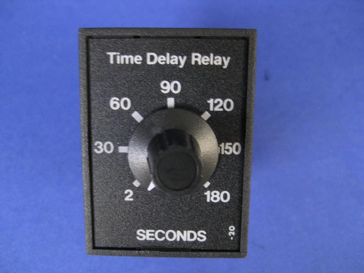 Used SSAC TRM24D2X180 Time Delay Relay, 2-180 Seconds, 24VDC/28VDC, Used