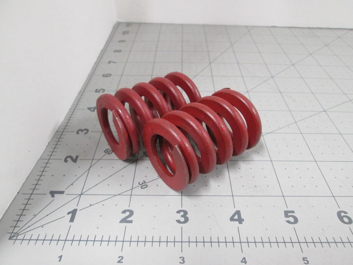 Century Spring, Die Spring, 1/5" Hole, .75" Rod, .312" x .188" Wire, Chrome, New