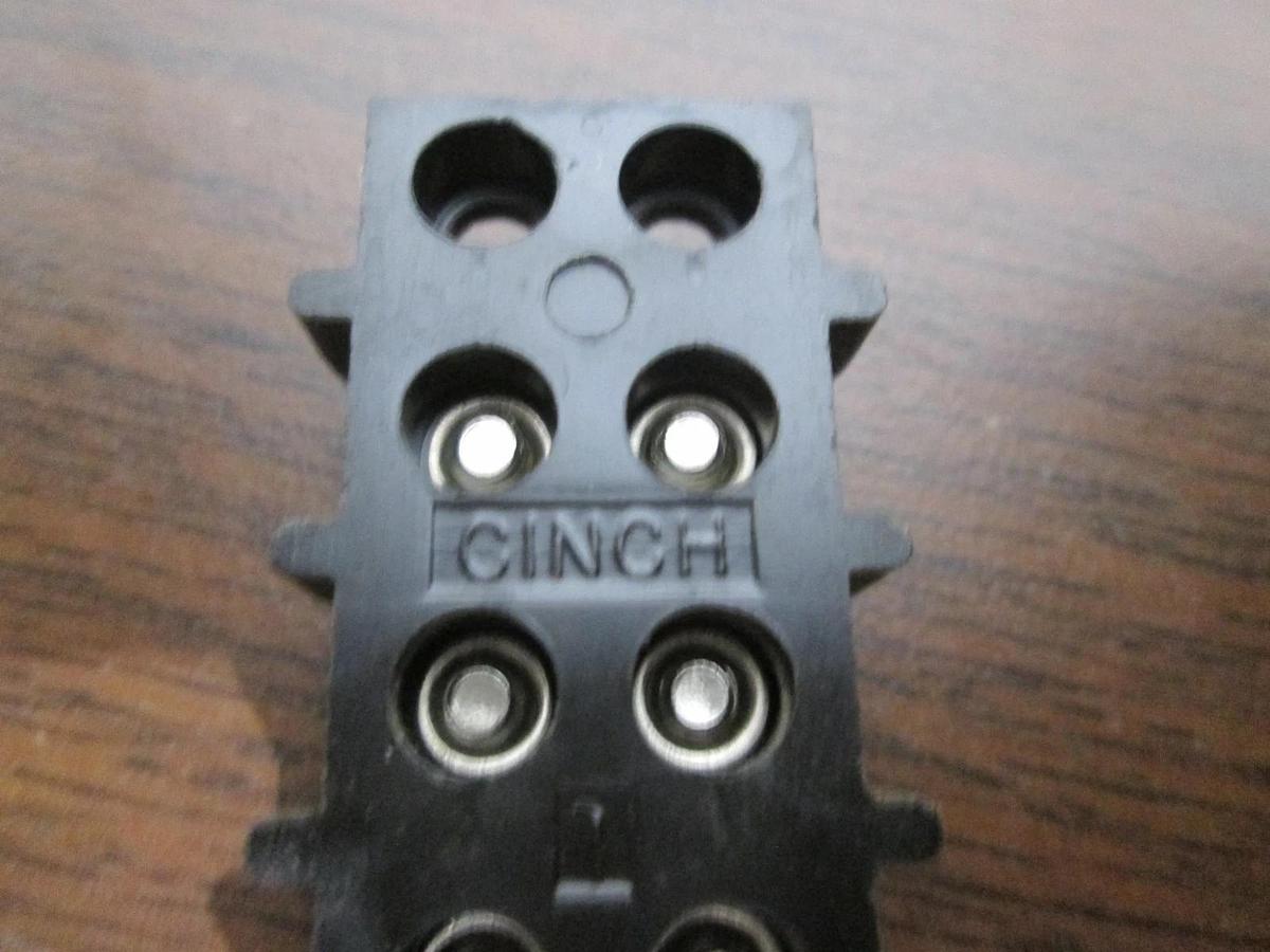 Used Cinch, 8 Position (2) 9 Position Terminal Block, Used, Lot of 3