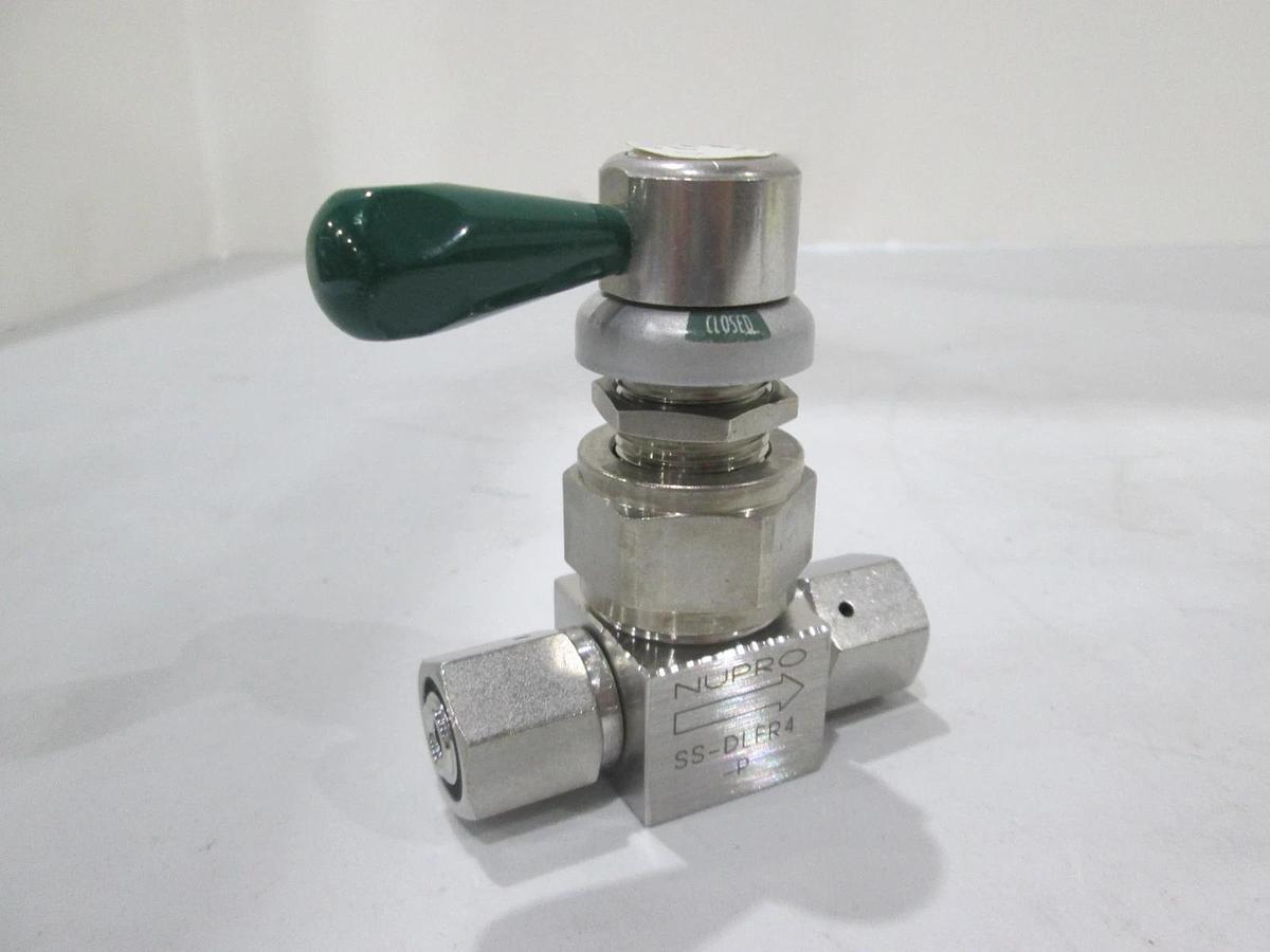 Used Nupro, SS-DLFR4-P, Manual Diaphragm Valve, Used