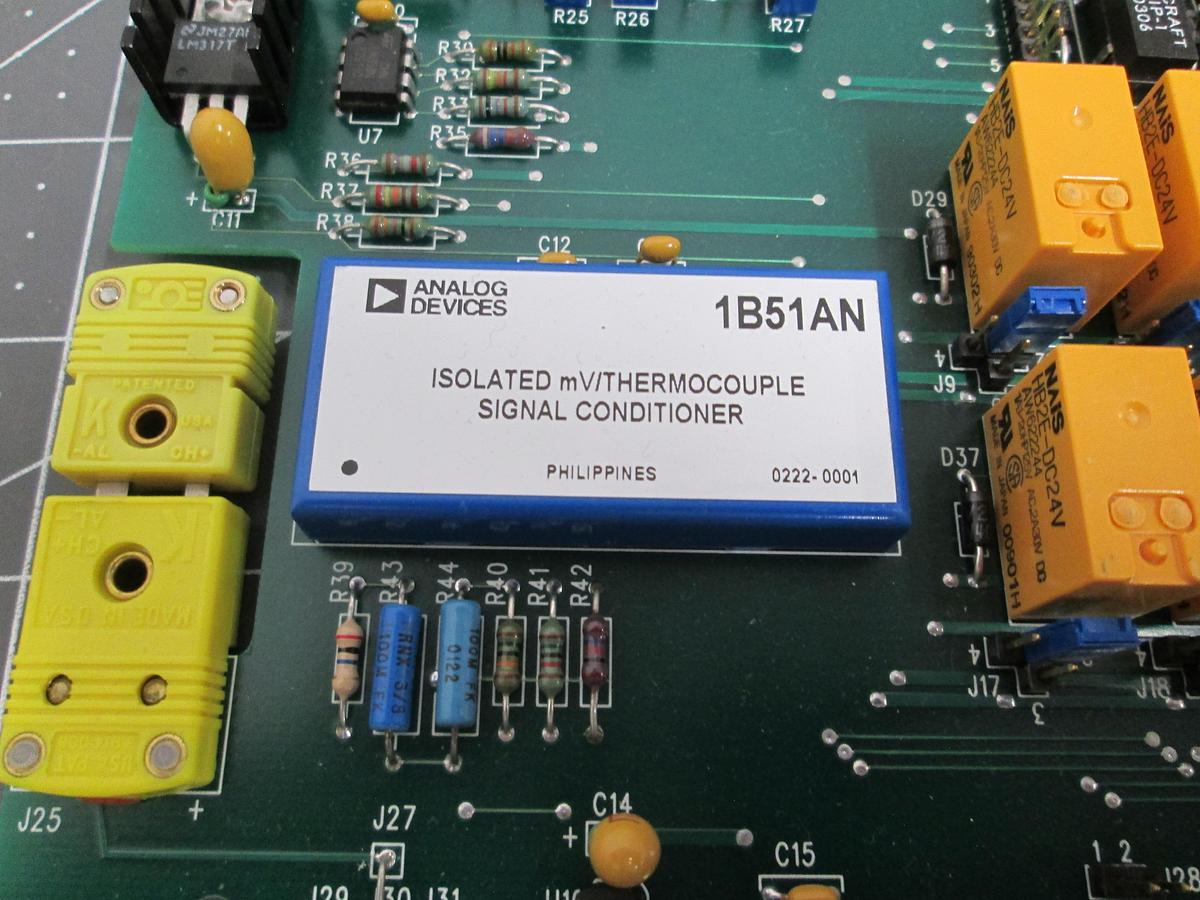 Used ICCI 8002645 8002647 Rev B Thermocouple Signal Conditioner Board