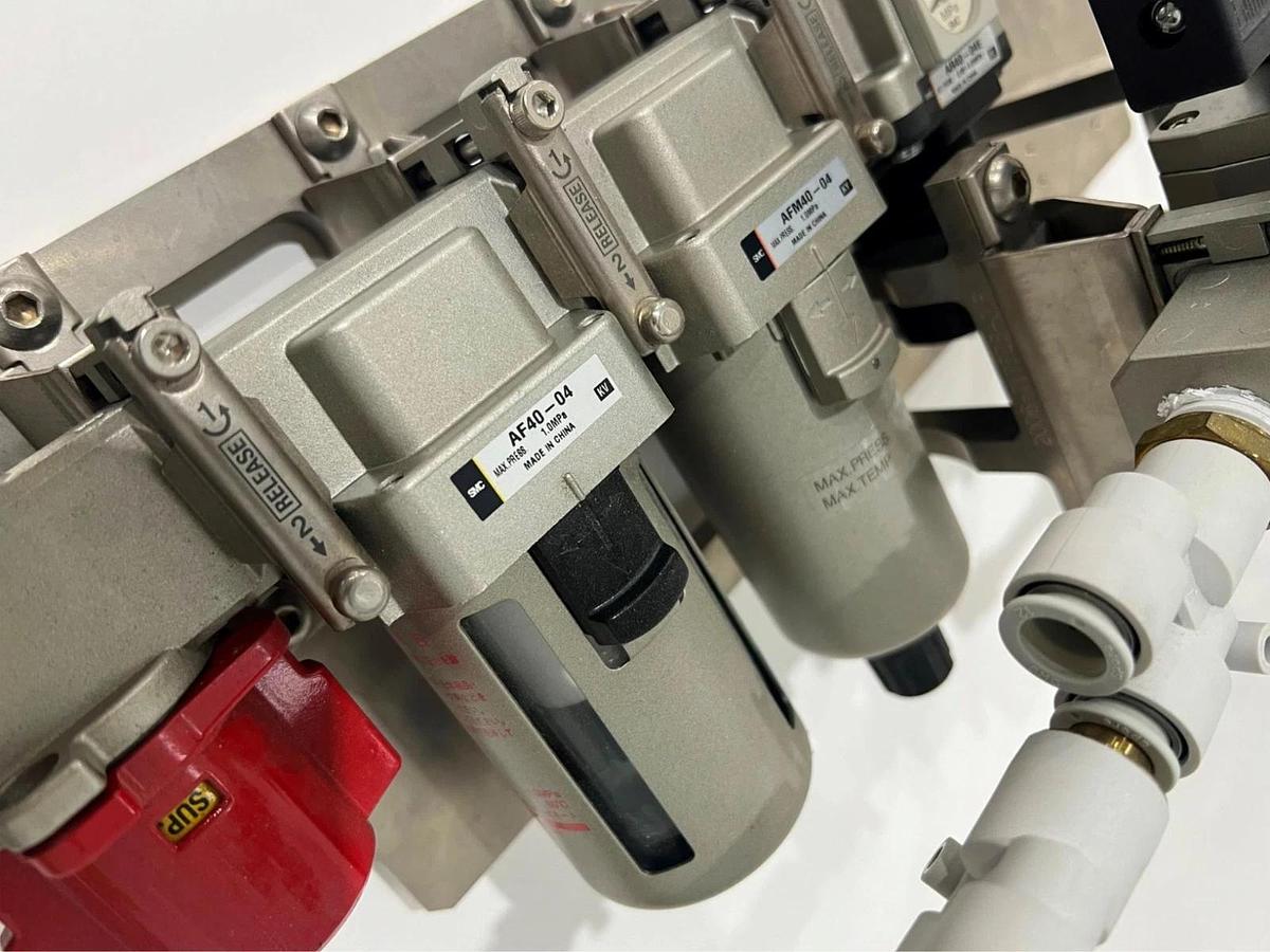 Used SMC, air Regulator Assy w/ Gauge & Valves, Used