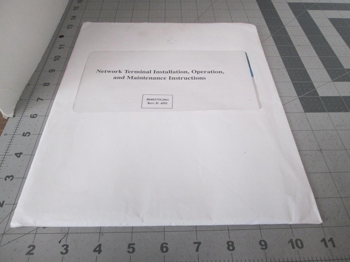 Used CTI-Cryogenics, Network Terminal, Installation, Operation, Maintenance, Used