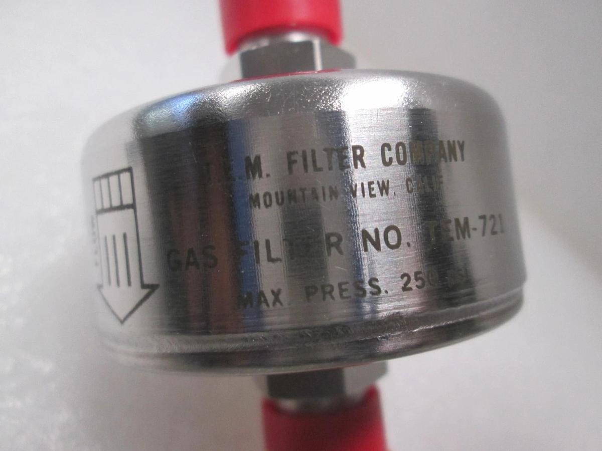 T.E.M Filter Company, TEM-721, Gas Filter, 250 PSI, New