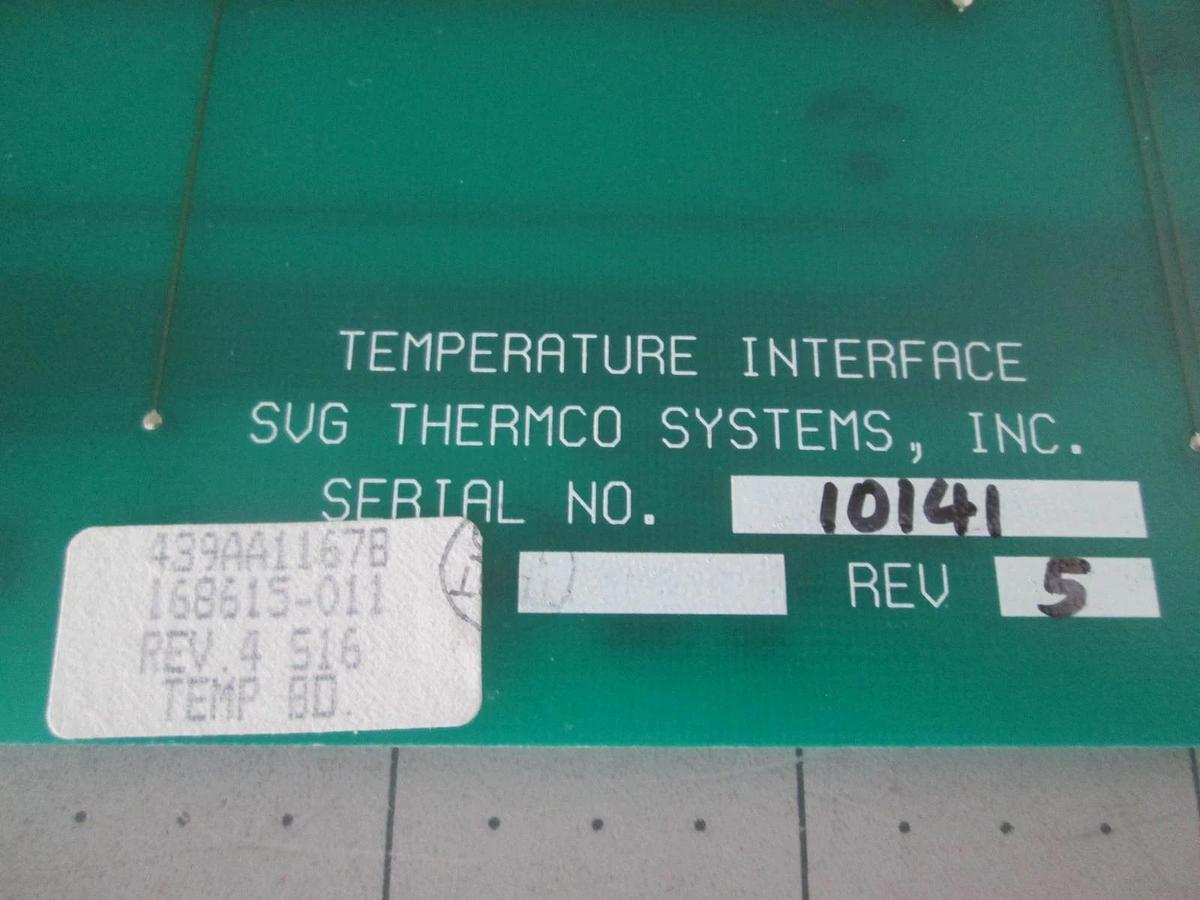SVG, SPT Micro, 168615-011, Temperature Interface, PCB Assy, New