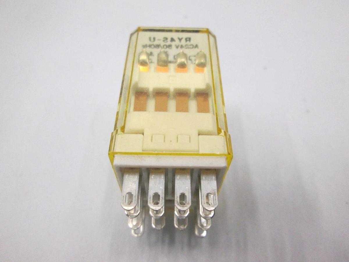 Used Idec, RY4S-U, Relay, AC24V, Used