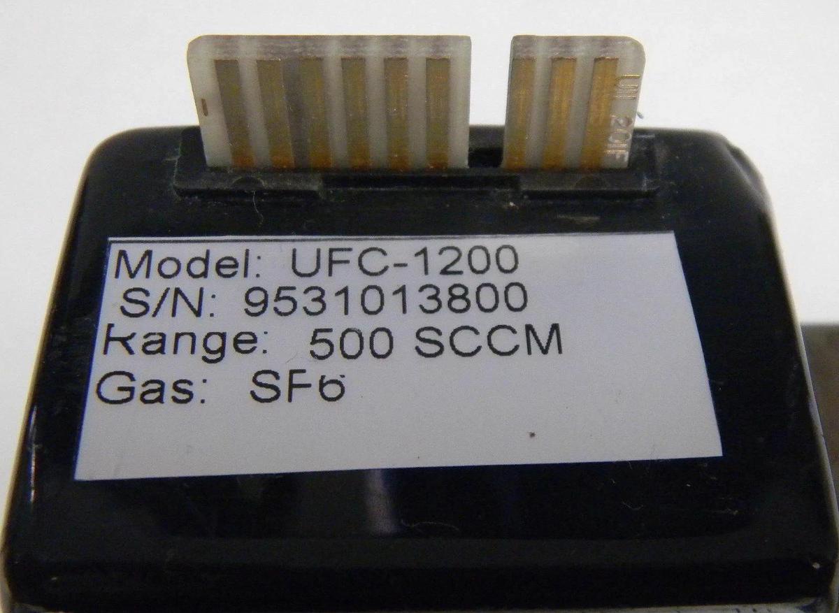 Used Unit UFC-1200A Mass Flow Controller, Gas- SF6, Range- 500 SCCM, Used