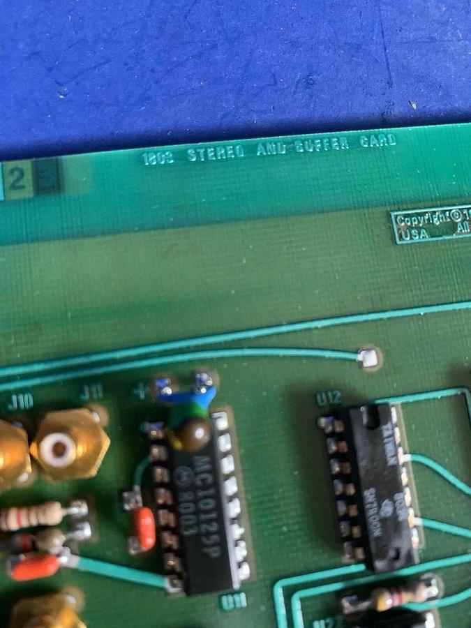 Used Tektronix 670-3196-01 Stereo and Buffer Card, PCB, Used