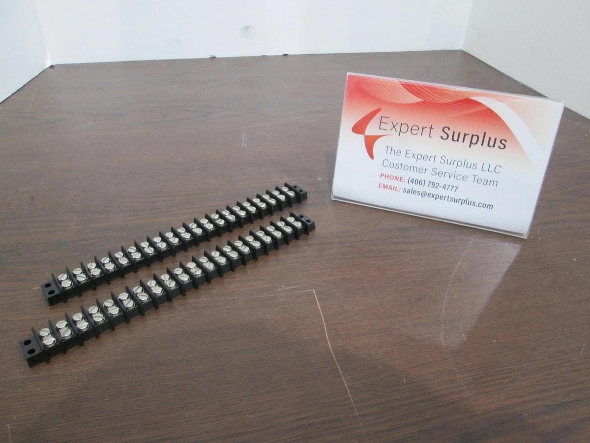 Used Cinch, 20 Position Terminal Block, Used, Lot of 2