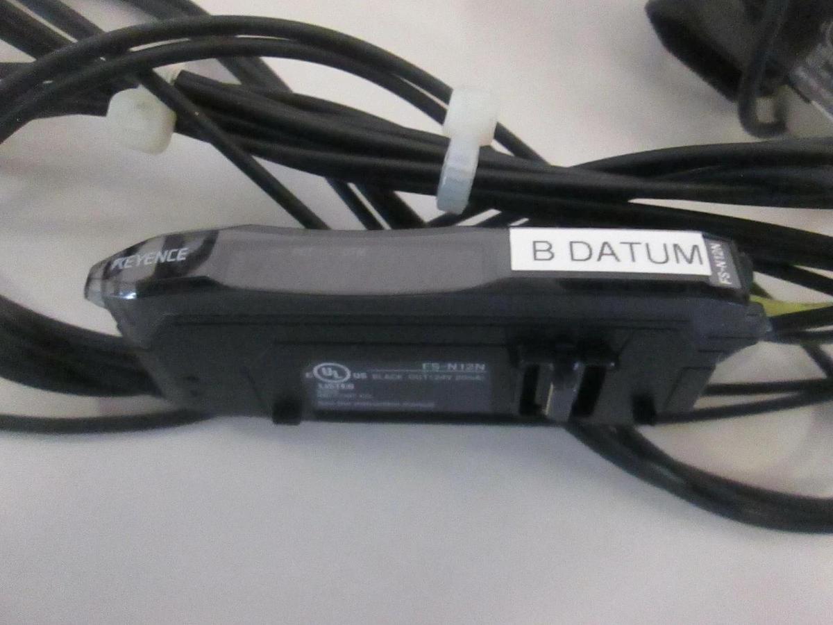 Used Keyence, FS-N12N, Photoelectric Sensor, Used, Lot of 2