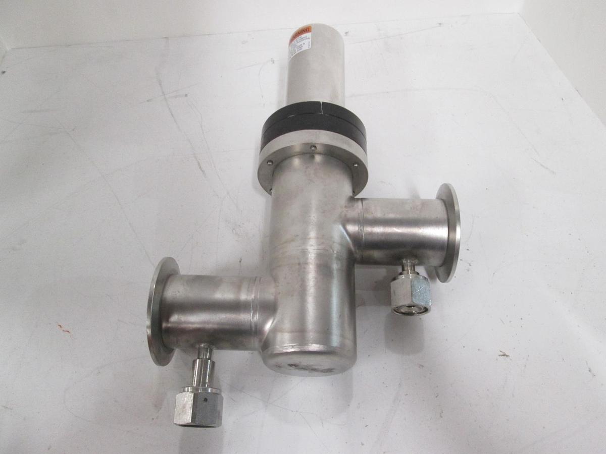 Used MDC, Inline Gate Valve w/ 2 Stage Ports, 1/2" VCR, Used