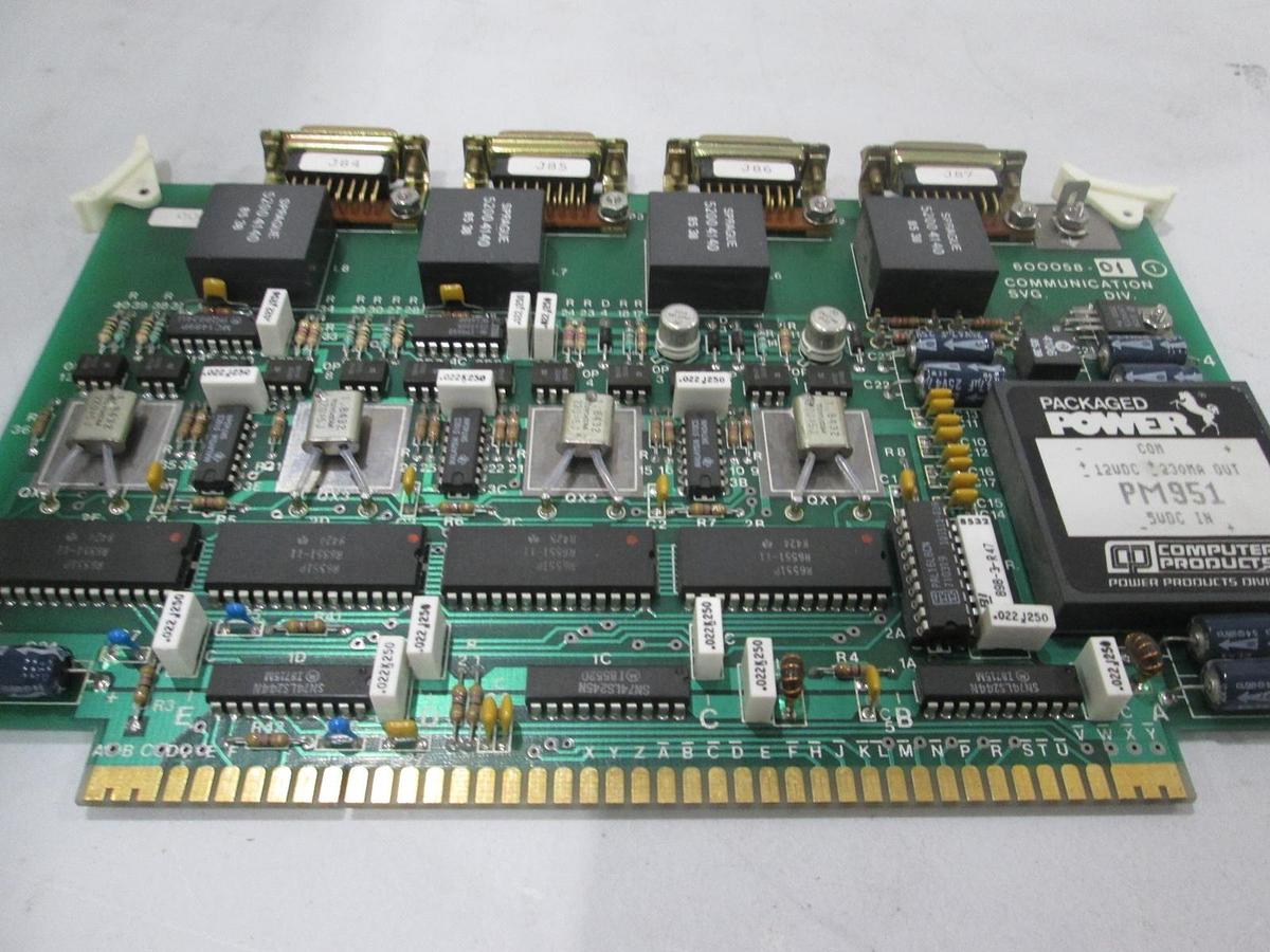 Used SVG , 600058-01, Communication Board PCB Assy, Used