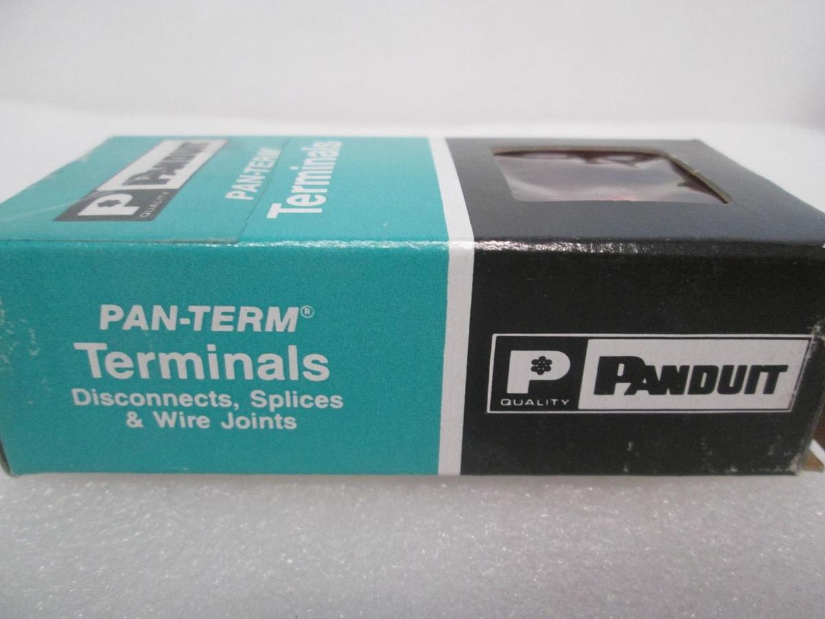 Panduit, Pan-Term Terminals, PV8-14R-Q, Stud 1/4, Wire Size 8, New, Lot of 23