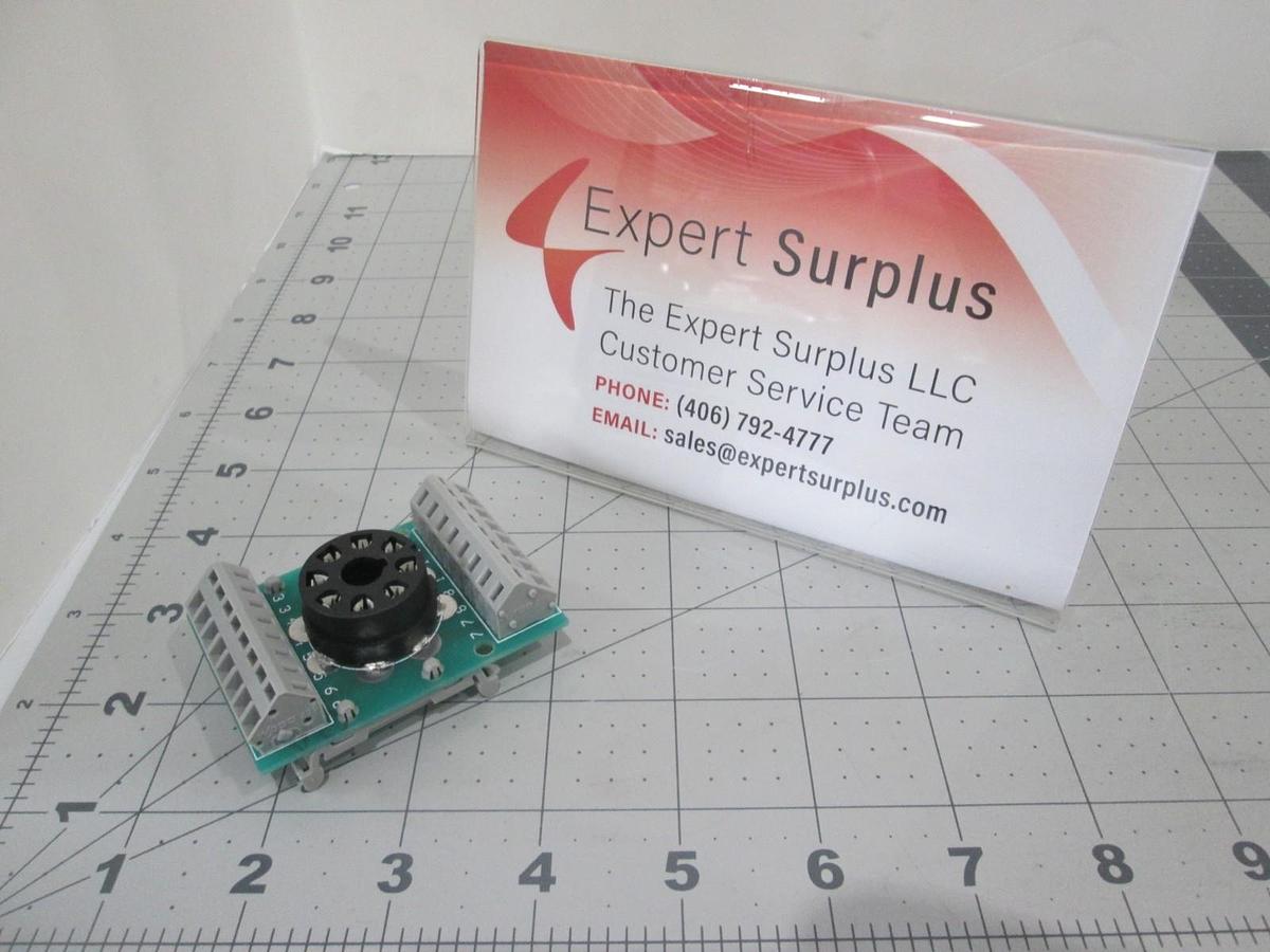 Wago Relay Socket adapter, 8 Socket w/Wago 236 Terminal Block, New