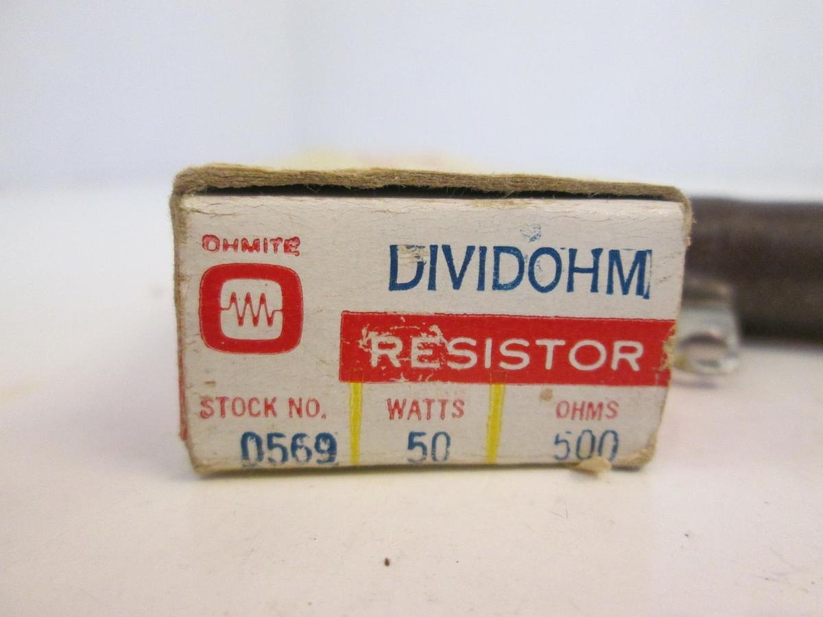 Ohmite DIVIDOHMR, Vitreous Enameled Resistors, 500 Ohms